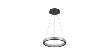 Goya 80 Watt Samsung Ledli Dekoratif Sarkıt Yuvarlak Kristal Linear Aydınlatma 40CM GY 8261-40