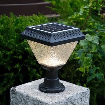 Noas 30 Watt Set Üstü Solar Şarjlı Led Bahçe Aydınlatma Armatürü Gün Işığı YL74-0031-S