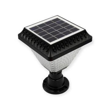 Noas 30 Watt Set Üstü Solar Şarjlı Led Bahçe Aydınlatma Armatürü Gün Işığı YL74-0031-S