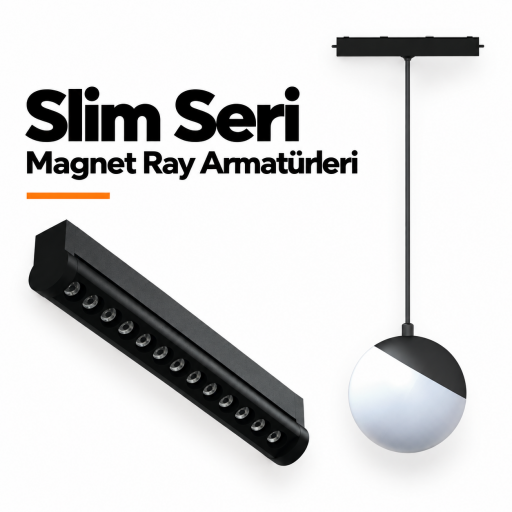 Slim Seri Magnet Ray Armatür