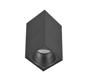 Sıva Üstü Kare Led Spot Armatür 6x6x8 Cm Siyah - Siyah
