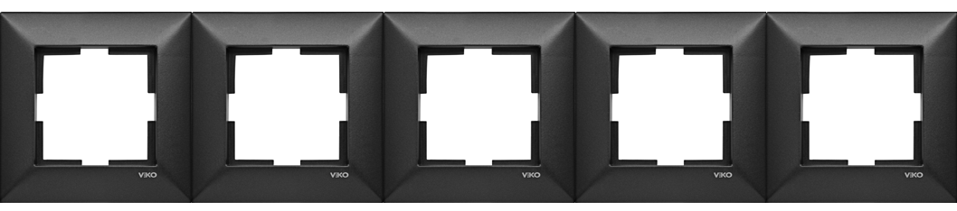 Viko Trenda Renkli Beşli Çerçeve 92190755 Siyah