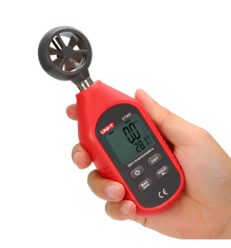 Unit Ut363 Mini Dijital Rüzgar Hızı Ölçer Anemometre