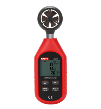 Unit Ut363 Mini Dijital Rüzgar Hızı Ölçer Anemometre
