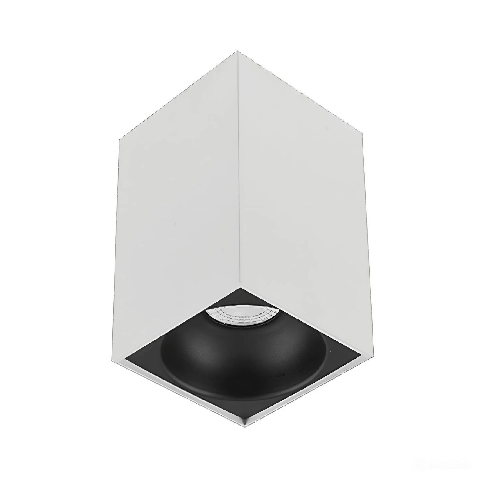 Sıva Üstü Kare Led Spot Armatür 6x6x8 Cm Beyaz - Siyah