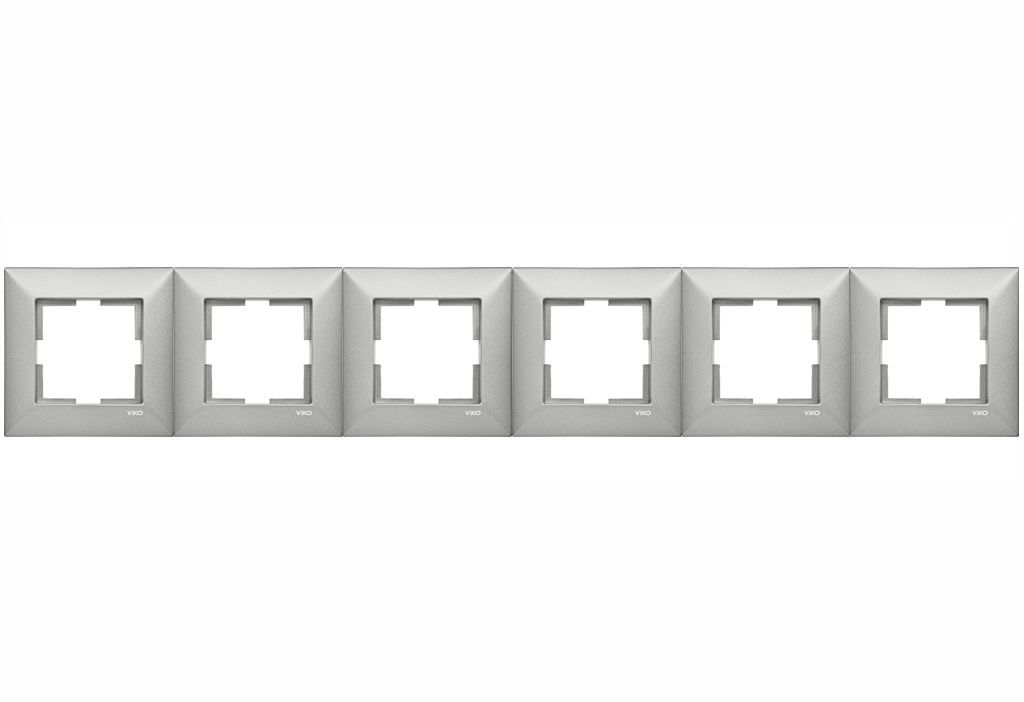 Viko Trenda Renkli Altılı Çerçeve 92190756 Metalik Beyaz