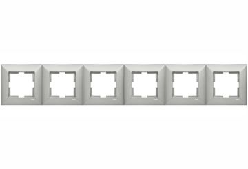 Viko Trenda Renkli Altılı Çerçeve 92190756 Metalik Beyaz