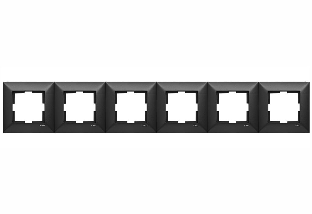 Viko Trenda Renkli Altılı Çerçeve 92190756 Siyah