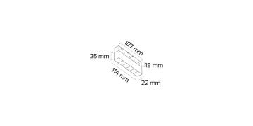 Goya 6 W Magnet Mercekli Linear Ray Armatür Aydınlatma 11CM GY 2051-6