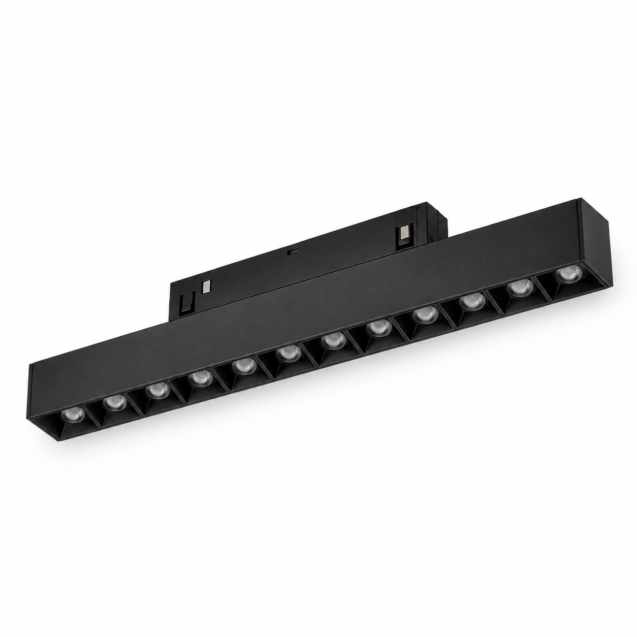 Forlife Klasik FL-6612 12W Lensli Linear Magnet Ray Armatür Siyah Kasa