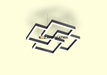 Labirent Linear Aydınlatma Modern Led Avize Lineer Armatür