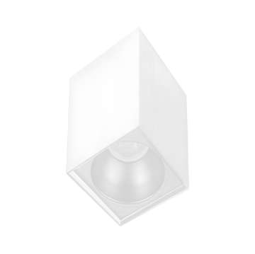 Sıva Üstü Kare Led Spot Armatür 8x8x10 Cm Beyaz - Beyaz