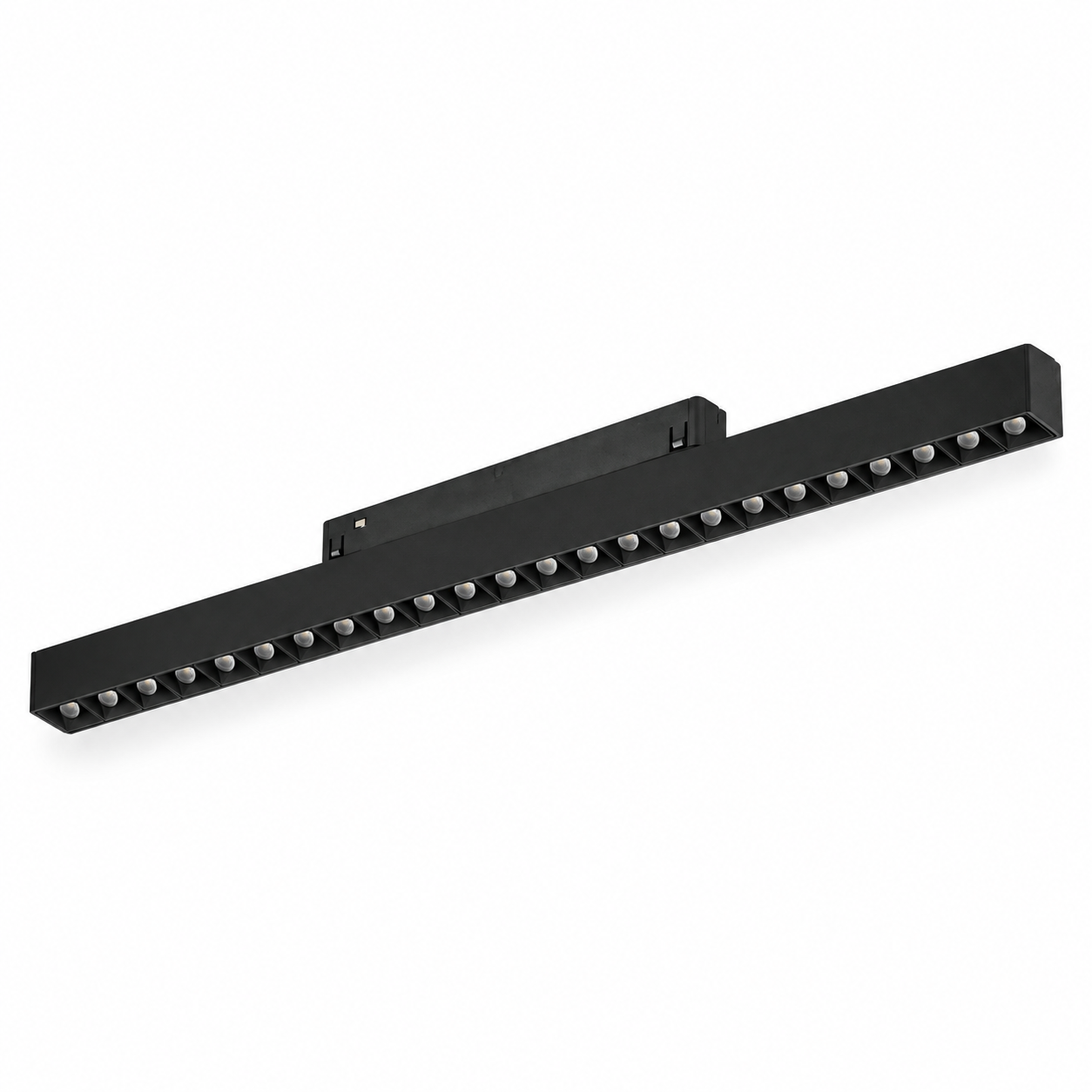 Forlife Klasik FL-6614 24W Lensli Linear Magnet Ray Armatür Siyah Kasa