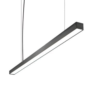 Osram Led Tridonic Trafolu Sıva Üstü Linear Armatür 5x5 Cm Kasa Linear Aydınlatma 3000  K (Gün Işığı) - 60CM - Askısız - Siyah