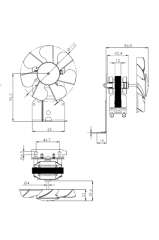 Aircol AKS 686A Monofaze Sıcak Hava Sirkülasyonu 20W 160m3/h