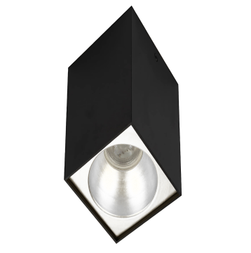 Sıva Üstü Kare Led Spot Armatür 10x10x14 Cm Siyah - Beyaz
