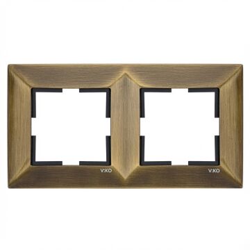 Viko Trenda Metal İkili Çerçeve 92190822 Antik