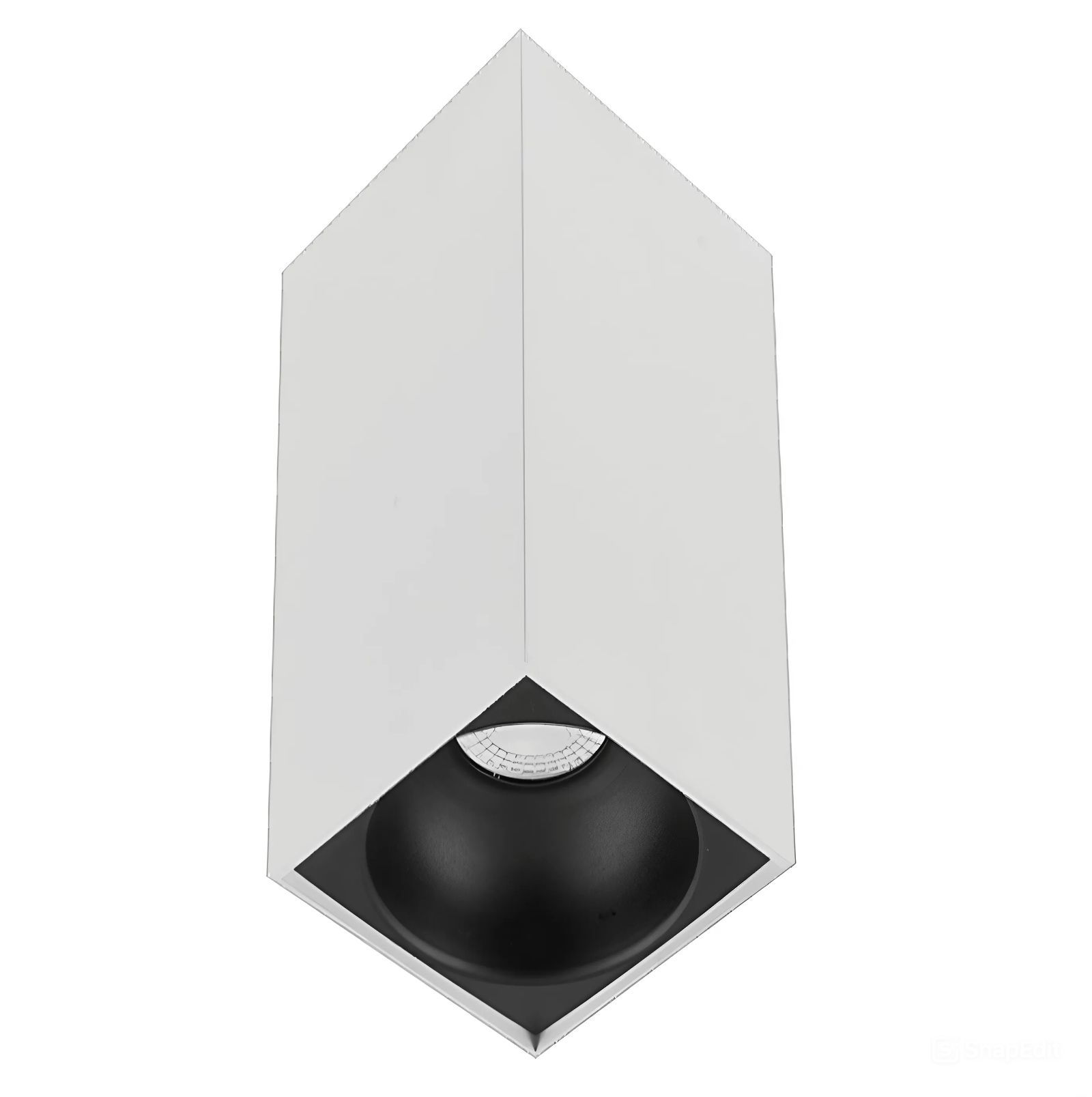 Sıva Üstü Kare Led Spot Armatür 10x10x14 Cm Beyaz - Siyah