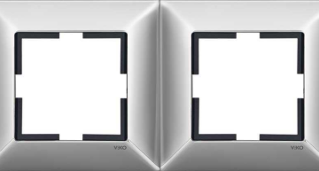 Viko Trenda Metal İkili Çerçeve 92190822 Krom