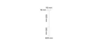 Goya 10 W Magnet Ray Sarkıt Armatür Aydınlatma 12CM GY 2054-10
