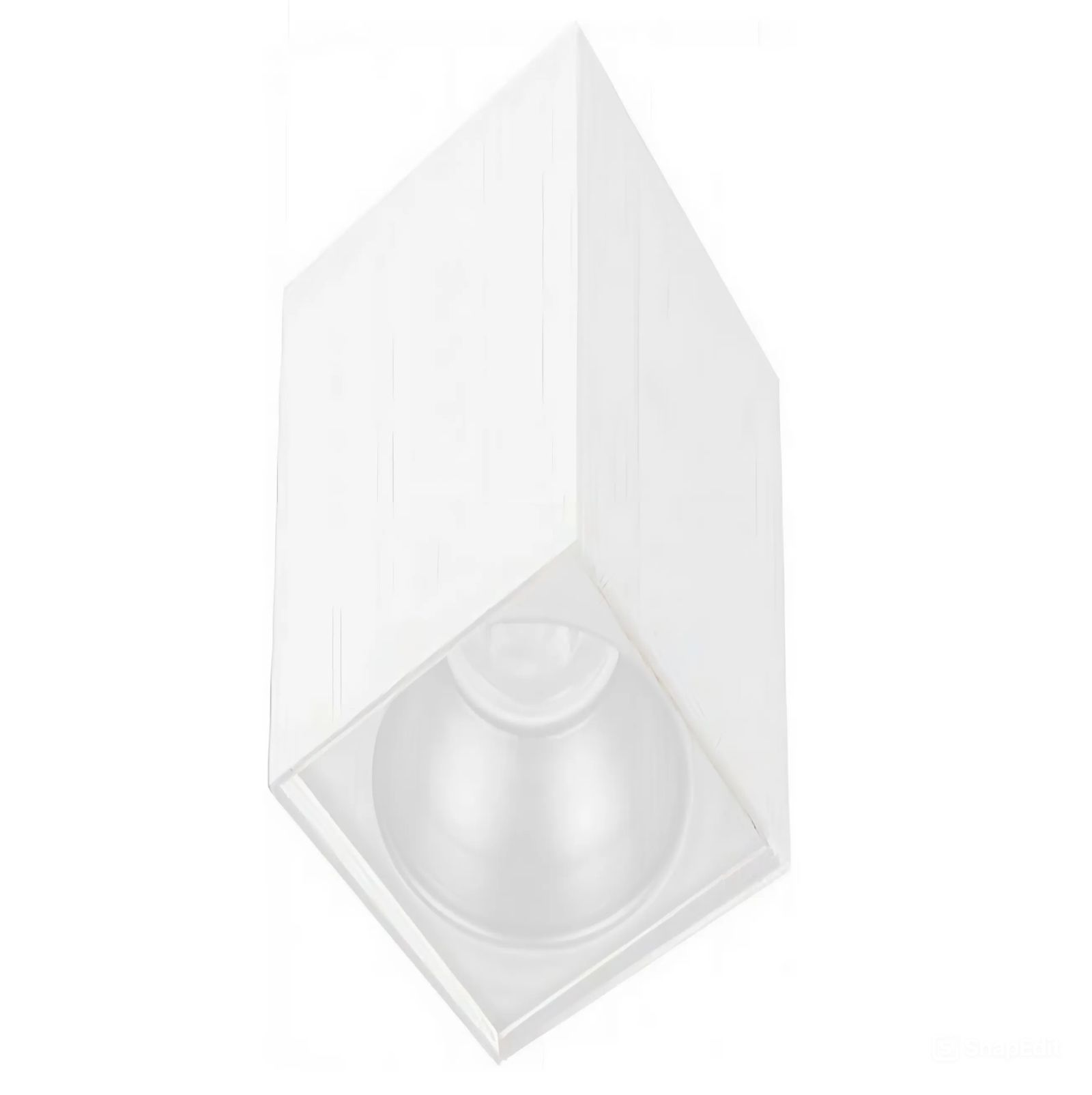 Sıva Üstü Kare Led Spot Armatür 10x10x14 Cm Beyaz - Beyaz