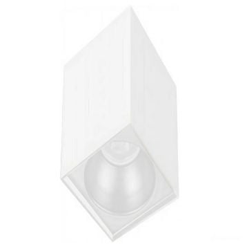 Sıva Üstü Kare Led Spot Armatür 10x10x14 Cm Beyaz - Beyaz