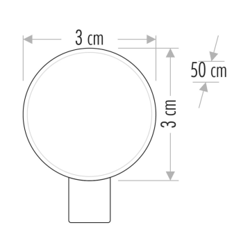 Cata 8 Watt S14D Duylu Ralina Led Ampul CT-4209