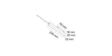 Goya 100 Watt Magnet Led Driver 22CM GY 100/2080-S