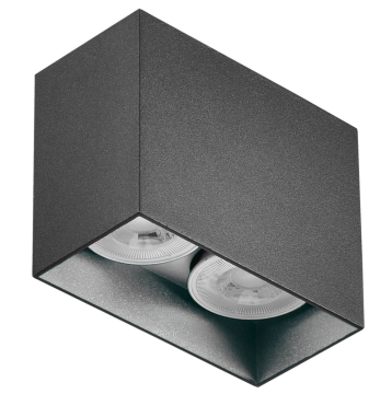 Sıva Üstü Kare Led Spot Armatür 6x12x10 Cm Siyah - Beyaz