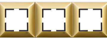 Viko Trenda Metal Üçlü Çerçeve 92190823 Gold