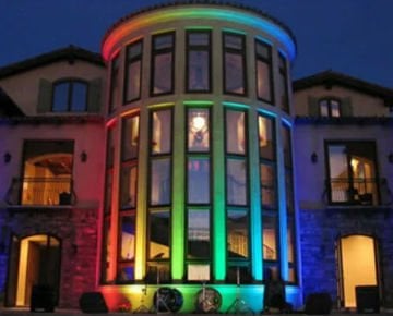 Sıva Üstü Wallwasher Duvar Aydınlatma 67Cm 24 Ledli Volvoşır Aydınlatma RGB (Çok Renkli)