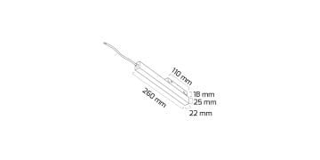 Goya 200 Watt Magnet Led Driver 22CM GY 200/4200-S