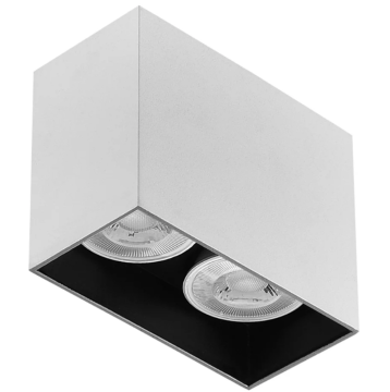 Sıva Üstü Kare Led Spot Armatür 6x12x10 Cm Beyaz - Beyaz