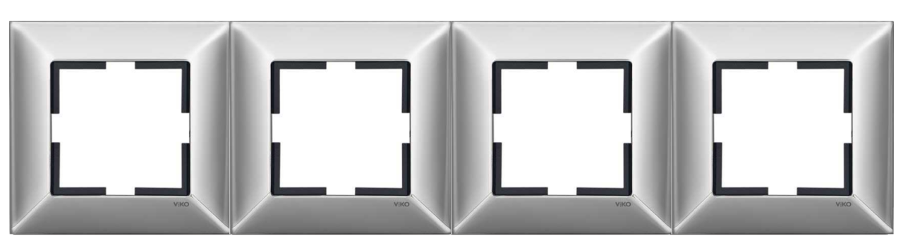 Viko Trenda Metal Dörtlü Çerçeve 92190824 Krom