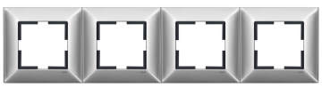 Viko Trenda Metal Dörtlü Çerçeve 92190824 Krom