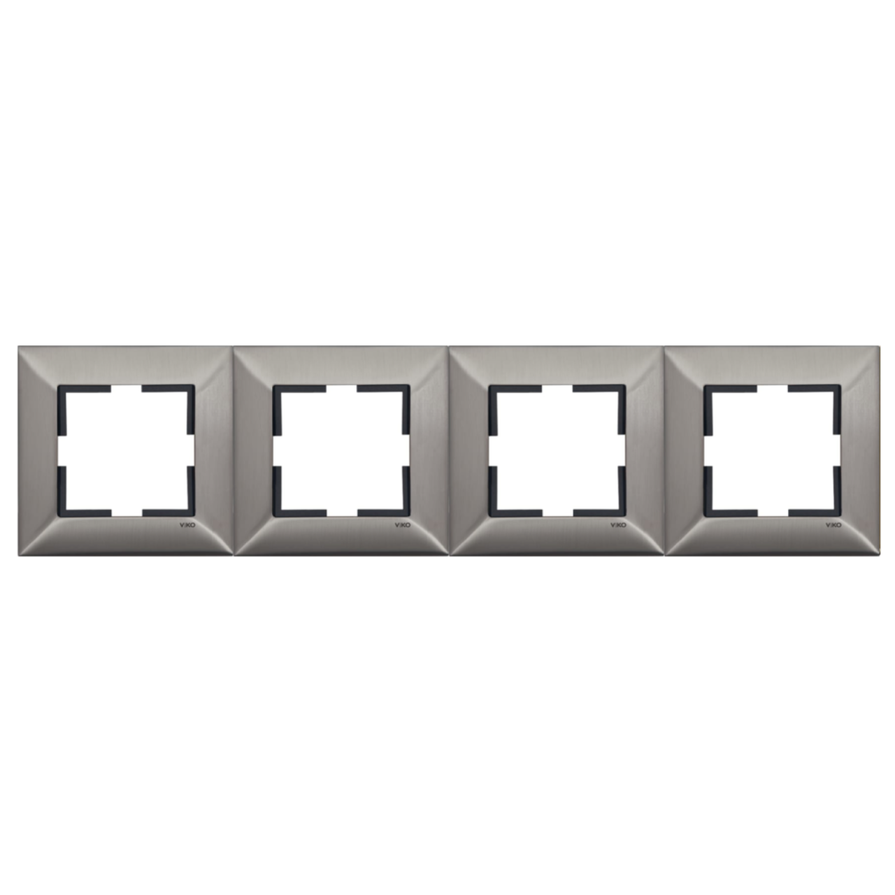 Viko Trenda Metal Dörtlü Çerçeve 92190824 İnox