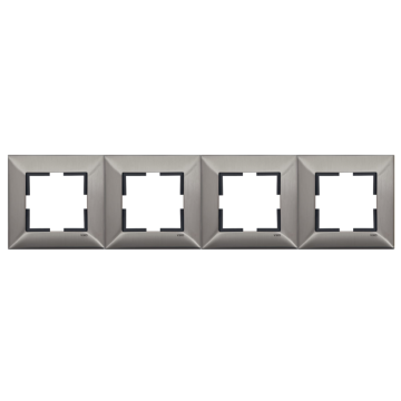 Viko Trenda Metal Dörtlü Çerçeve 92190824 İnox