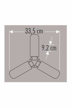 Cata 42 Watt E27 Duylu Pervane Led Ampul CT-1152