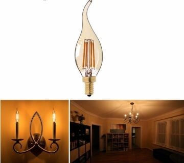 Cata 7 Watt Filament Buji Led Ampul CT-4064