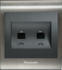 Viko Thea Blu İkili Nümeris Telefon Prizi (2 x RJ11) Mekanizma + Kapak