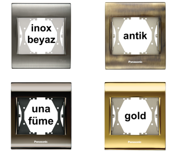 Viko Thea Blu Tekli Çerçeve Gold