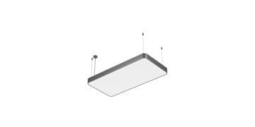 Goya 193 Watt Samsung Ledli Dekoratif Sarkıt Oval Dikdörtgen Linear Aydınlatma 60x120CM GY 8119-60x120