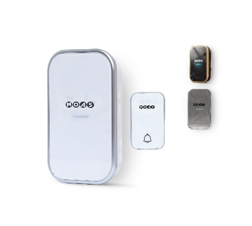 Noas Modern Kinetik Enerjili Kablosuz Kapı Zili 36 Moledili YL03-5001