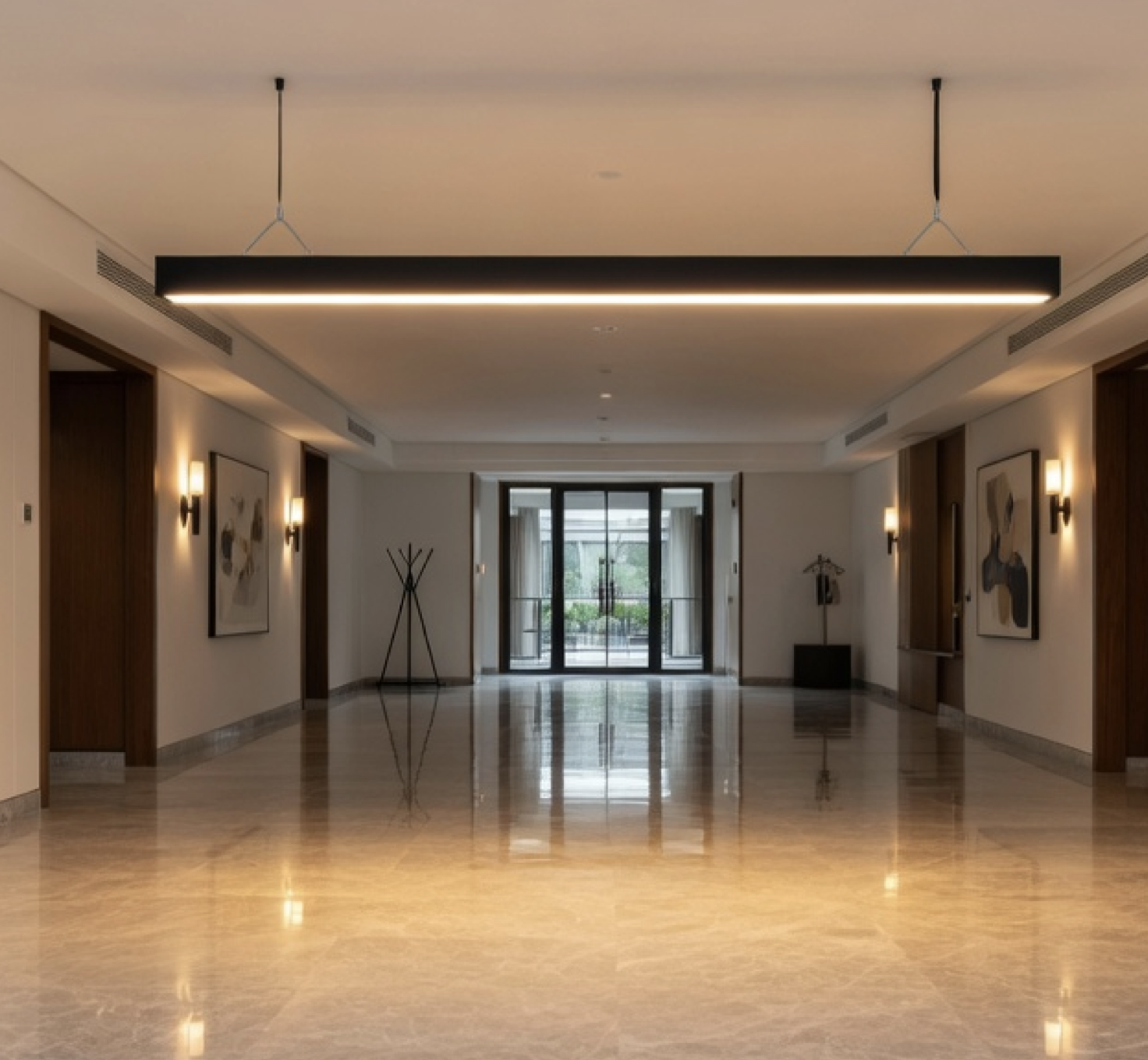 Noas 50W Sarkıt Sıva Üstü Linear Armatür 120CM Gün Işığı YL76-1210