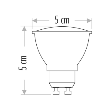 Cata 10 Watt GU10 Duylu Led Çanak Ampul CT-4212
