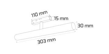 Goya 10 W Magnet Linear Ray Armatür Aydınlatma 30CM GY 2057-10