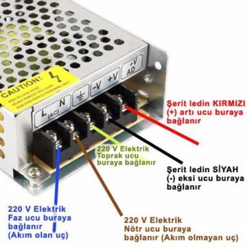Cata Premium 24 Volt 240 Ledli İç Mekan Şerit Led Aydınlatma CT-4539 3000K (Gün Işığı)