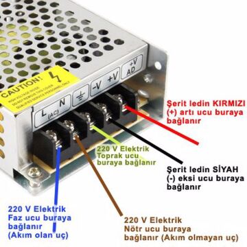 Cata Premium 24 Volt 240 Ledli İç Mekan Şerit Led Aydınlatma CT-4539