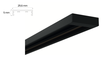 Goya Sıva Üstü Slim Çift Kanallı Magnet Ray 3 Metre GY 2030-3