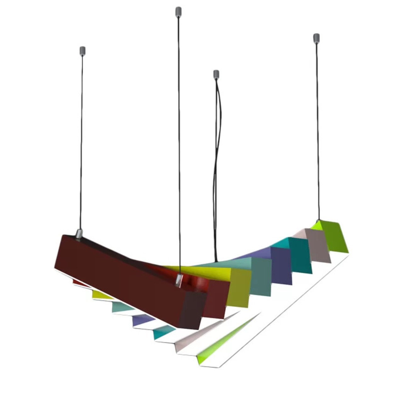 Gökkuşağı Linear Aydınlatma Modern Led Sarkıt Avize Lineer Armatür